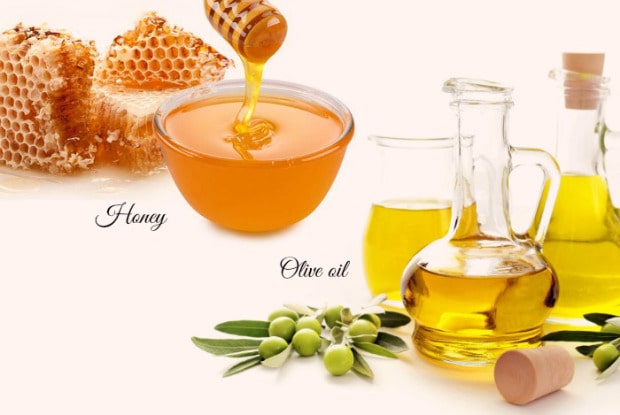 ماسک عسل و روغن زیتون برای درمان موخوره