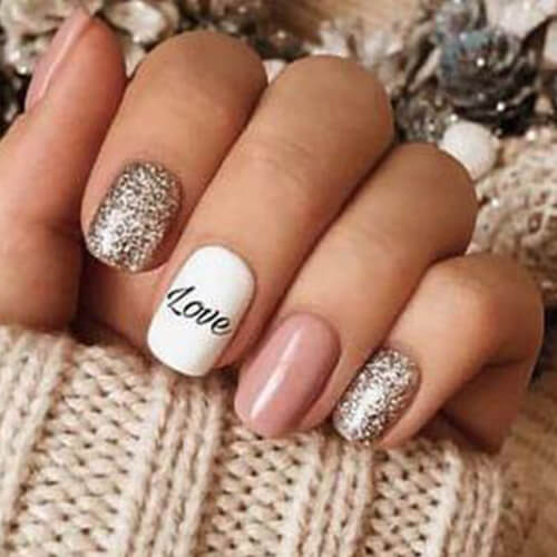 ایده طراحی ناخن برای ولنتاین