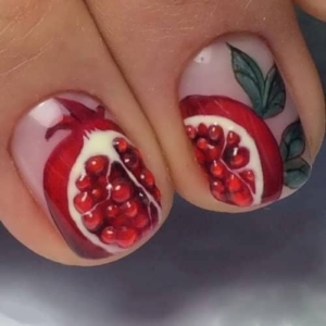 ناخن مناسب شب یلدا