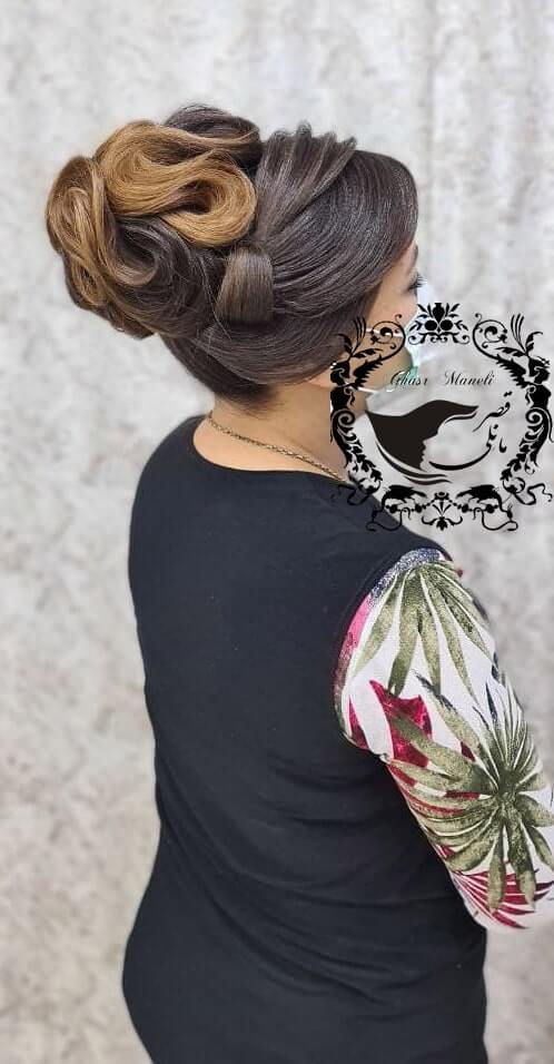 2-min(1) آموزش شینیون و براشینگ