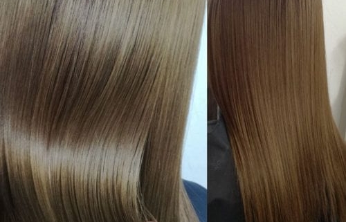 پلکس تراپی در دکلره و رنگ مو